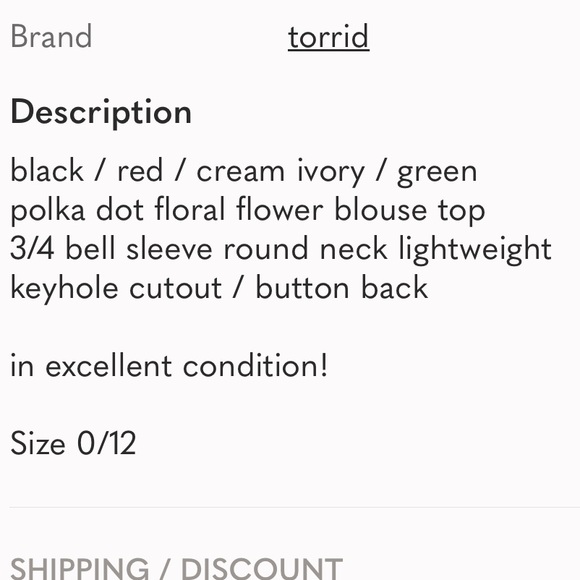 Torrid Ruffled Floral Blouse - Picture 10 of 10